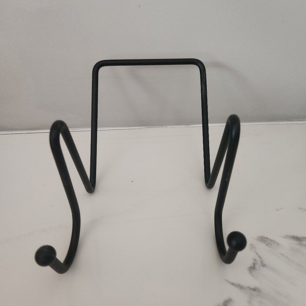 Wrought Iron book or plate stand